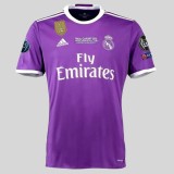 Player Version Real Madrid 2016/2017 Away Long Sleeve Retro Jersey