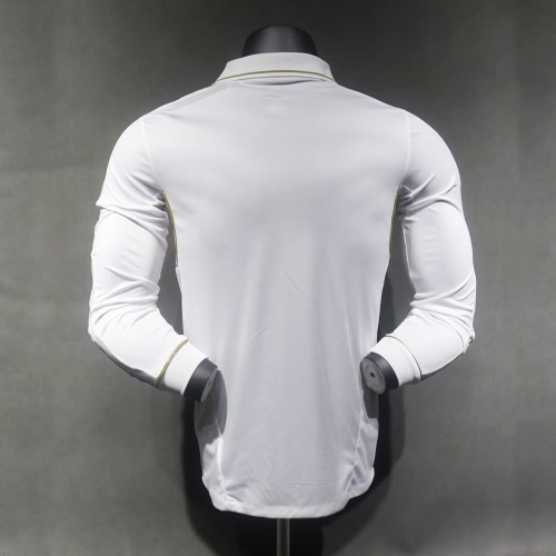 Player Version Real Madrid 2011/2012 Home Long Sleeve Retro Jersey