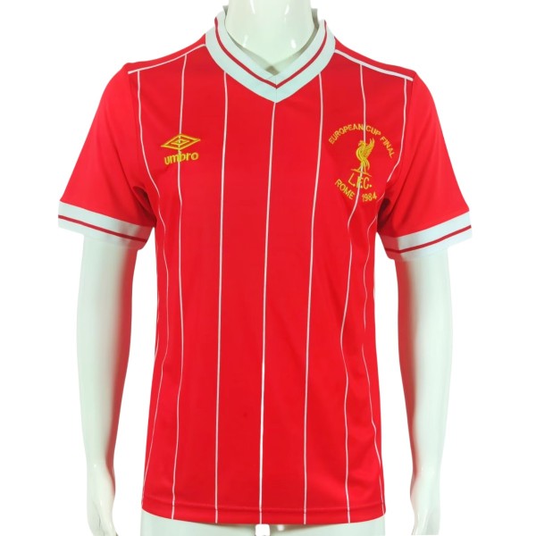 Liverpool 1984 Rome Final Home Retro Jersey