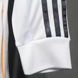 Player Version Real Madrid 2013/2014 Home Long Sleeve Retro Jersey