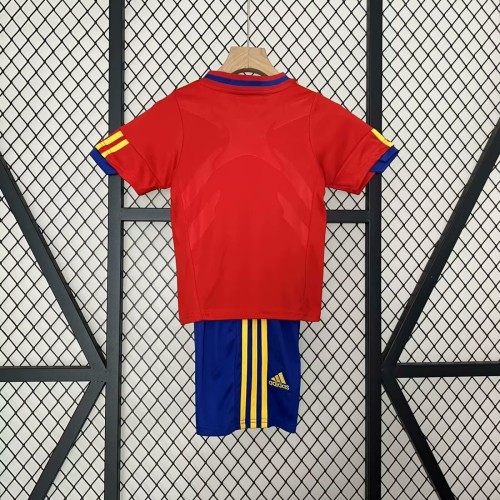 Kids Spain 2010 World Cup Home Retro Kit