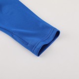Men's 2025 Half-Zip Training Top and Pants Set AB06 - 1