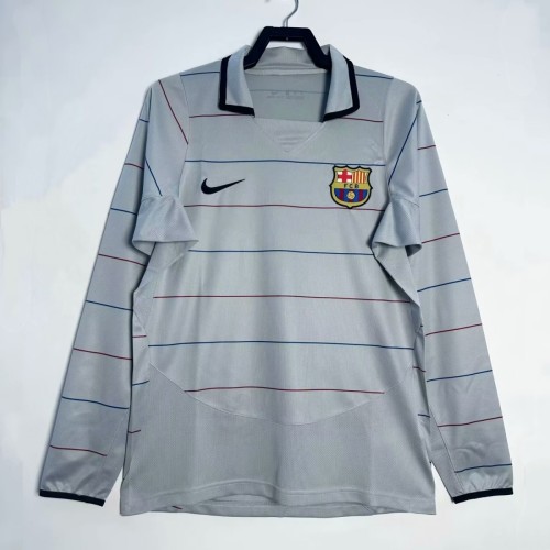 Barcelona 2003/2004 Away Retro Long Sleeve Jersey