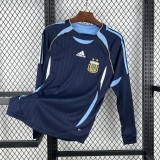 Argentina 2006 World Cup Away Long Sleeve Retro Jersey