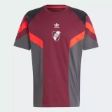 Thai Version River Plate 2025 Classics 3-Stripes T-Shirt