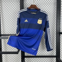 Argentina 2014 World Cup Away Long Sleeve Retro Jersey