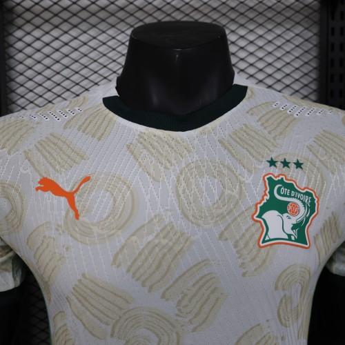 Player Version Ivory Coast 2025 Away Authentic Jersey