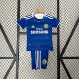 Kids Chelsea 2012 UCL Final Home Retro Kit