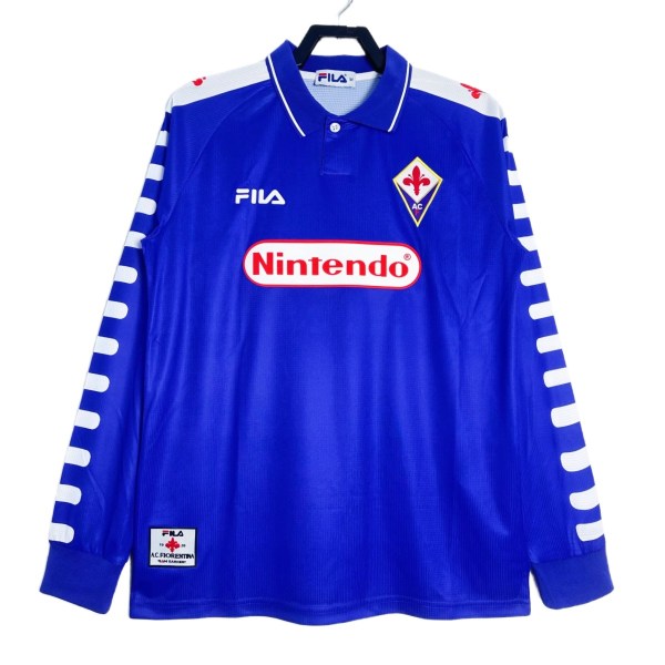 Fiorentina 1998/1999 Home Retro Long Sleeve Jersey