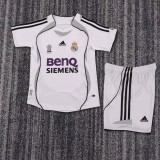 Kids Real Madrid 2006/2007 Home Retro Kit