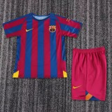 Kids Barcelona 2005/2006 Home Retro Kit