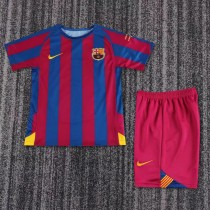 Kids Barcelona 2005/2006 Home Retro Kit