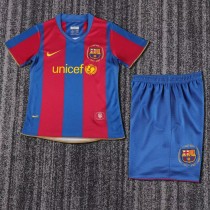 Kids Barcelona 2007/2008 Home Retro Kit