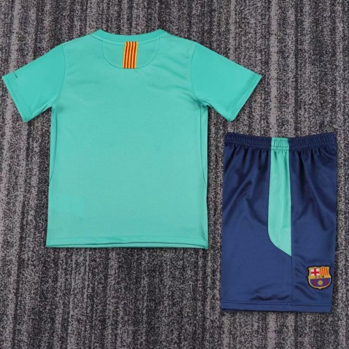 Kids Barcelona 2010/2011 Away Retro Kit
