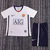 Kids MUFC 2008/2009 Away Retro Kit