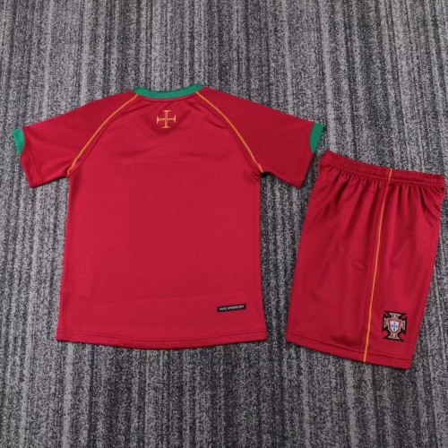 Kids Portugal 2006/2008 Home Retro Kit