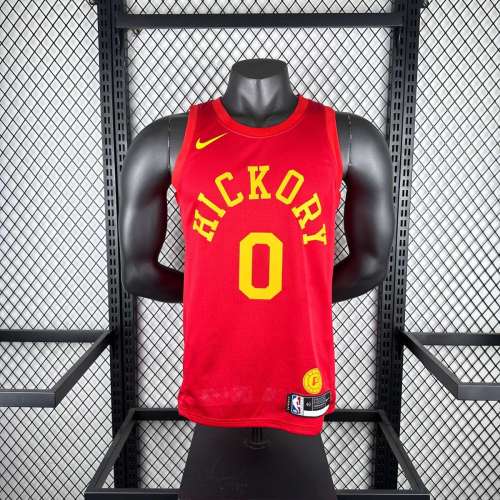 Men's 2019 Tyrese Haliburton Retro Red Team Jersey