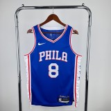 Men's 2023 Paul George Away Blue Team Jersey