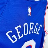 Men's 2023 Paul George Away Blue Team Jersey