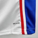 Men's 2023 Paul George Home White Team Jersey