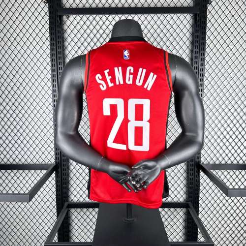 Men's 2023 Alperen Sengun Red Team Jersey
