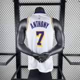 Men's 2023 Carmelo Anthony White Team Jersey
