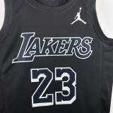 Men's LeBron James Black Team Jersey