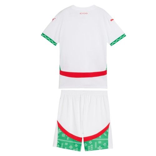 Kids Morocco 2025 Away Jersey and Short Kit