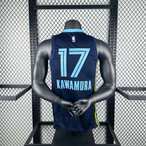 Men's 2023 Yuki Kawamura Blue Team Jersey