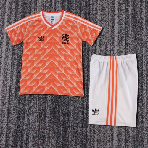 Kids Netherlands 1988 Home Retro Kit