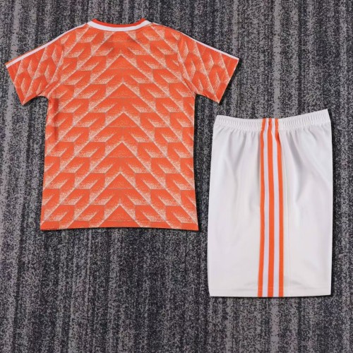 Kids Netherlands 1988 Home Retro Kit