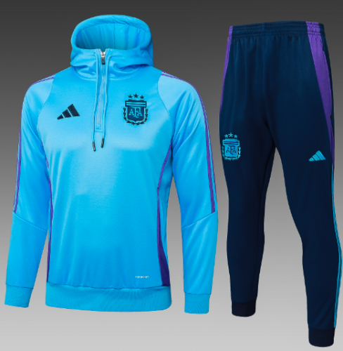 Argentina 24/25 Half-Zip Hoodie and Pants Set F609
