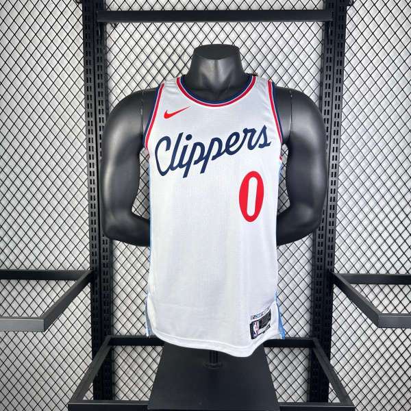 Men's 2025 Russell Westbrook White Team Jersey