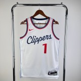 Men's 2025 James Harden White Team Jersey