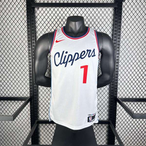 Men's 2025 James Harden White Team Jersey