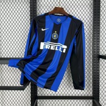 Inter Milan 2004/2005 Retro Home Long Sleeve Jersey