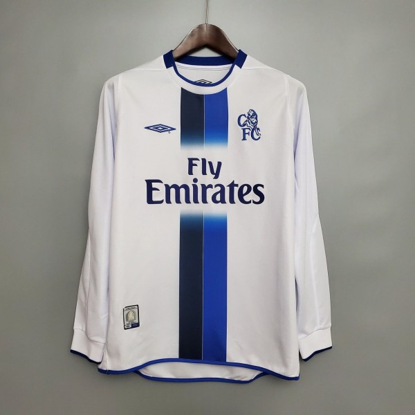 Chelsea 2003/2005 Away Long Sleeve Retro Jersey