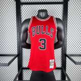 Men's M&N 2016/17 Dwyane Wade Red Retro Jersey