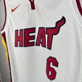 Youth LeBron James White Team Jersey
