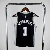 Youth Victor Wembanyama Black Team Jersey