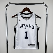 Youth Victor Wembanyama White Team Jersey