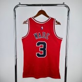 Men's M&N 2016/17 Dwyane Wade Red Retro Jersey