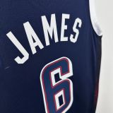 Unisex USA Basketball 2024 Olympics Team LeBron James Swingman Jersey - Navy