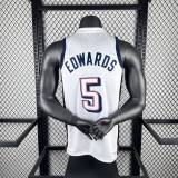 Unisex USA Basketball 2024 Olympics Team  Anthony Edwards Swingman Jersey -  White
