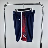 Unisex USA Basketball 2024 Olympics Team Swingman Shorts - Navy