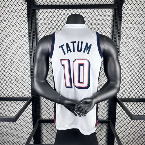 Unisex USA Basketball 2024 Olympics Team Jayson Tatum Swingman Jersey -  White