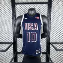 Unisex USA Basketball 2024 Olympics Team Jayson Tatum Swingman Jersey - Navy