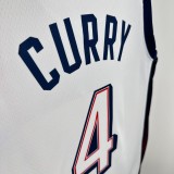 Unisex USA Basketball 2024 Olympics Team  Stephen Curry Swingman Jersey -  White