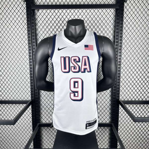 Unisex USA Basketball 2024 Olympics Team Tyrese Haliburton Swingman Jersey -  White