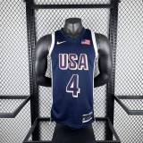 Unisex USA Basketball 2024 Olympics Team Stephen Curry Swingman Jersey - Navy